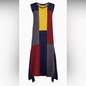 BCBG Maxazria Dress sleeveless multi color size L
